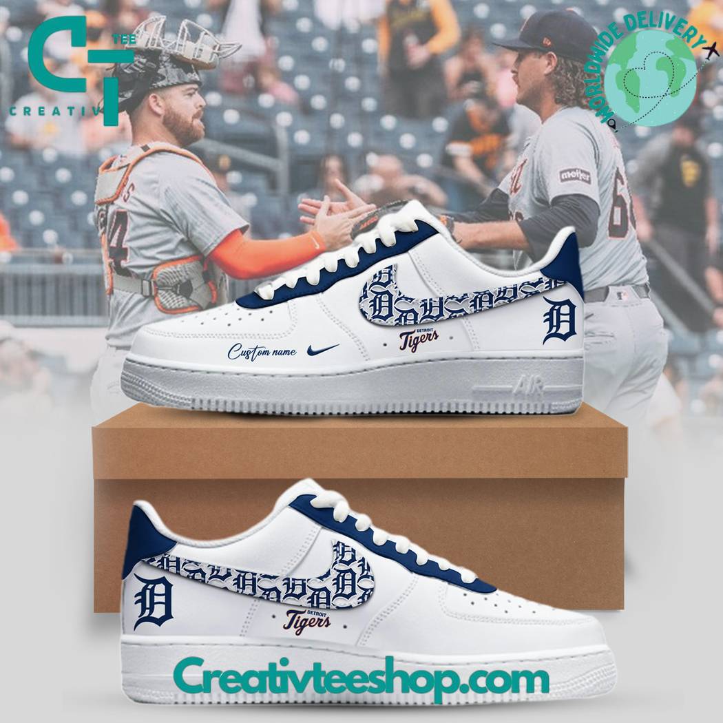 JWFancy Detroit Tigers Air Low-Top Sneakers Shoes For Men And Women