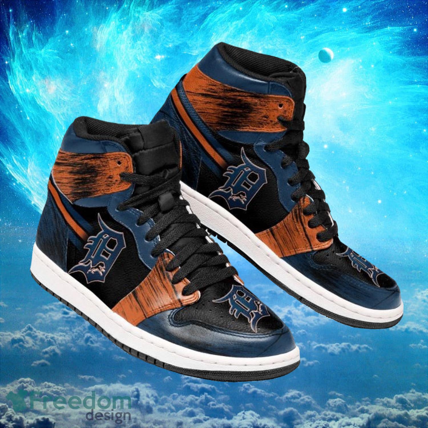 JWFancy Detroit Tigers AJ1 High Sneakers Shoes For Men And Women