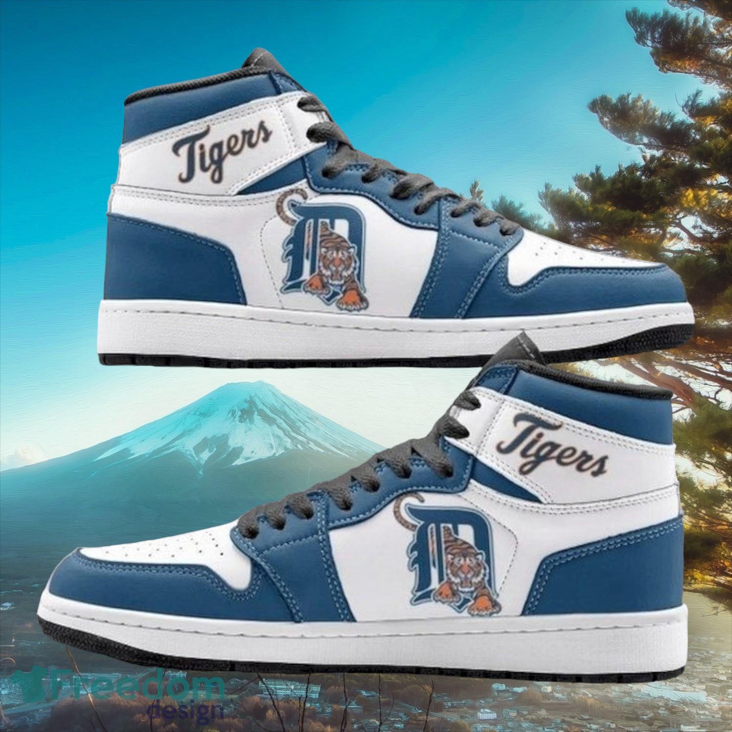JWFancy Detroit Tigers AJ1 High Sneakers Shoes For Men And Women