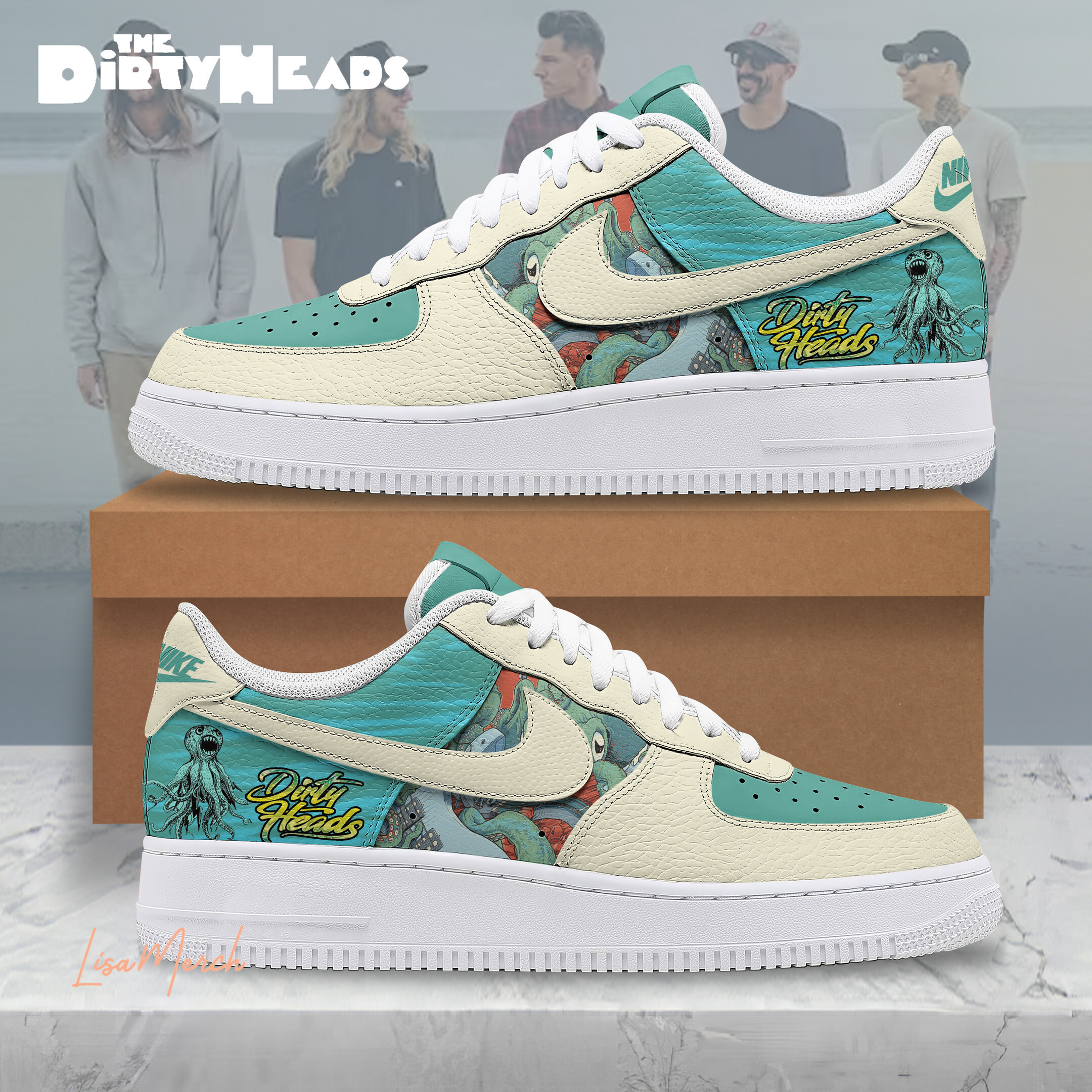 JWFancy Dirty Heads Air Low-Top Sneakers Shoes For Men And Women