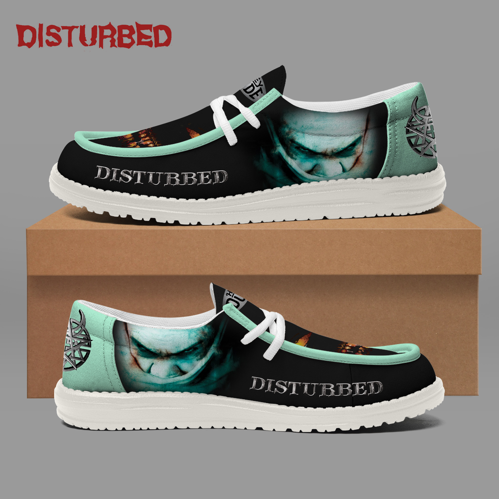 JWFancy Disturbed – Custom Name Hey Dude