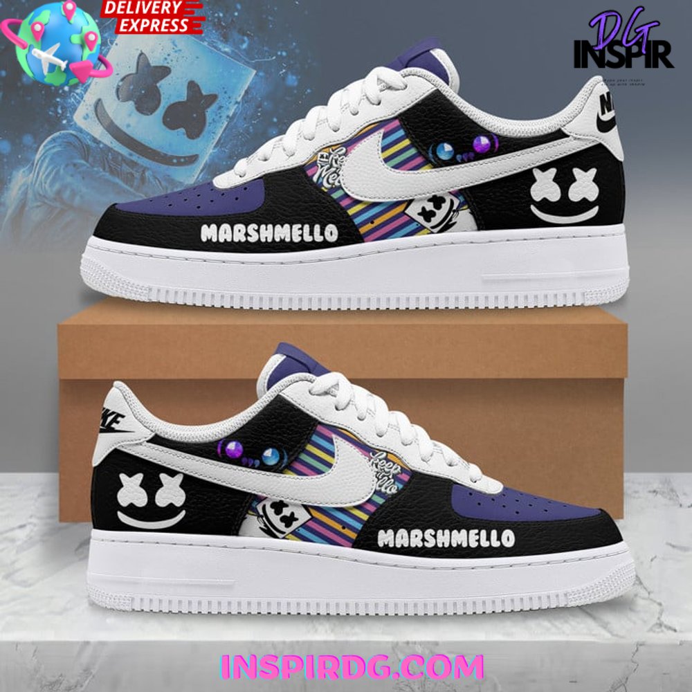 JWFancy DJ Marshmello Air Low-Top Sneakers Shoes For Men And Women