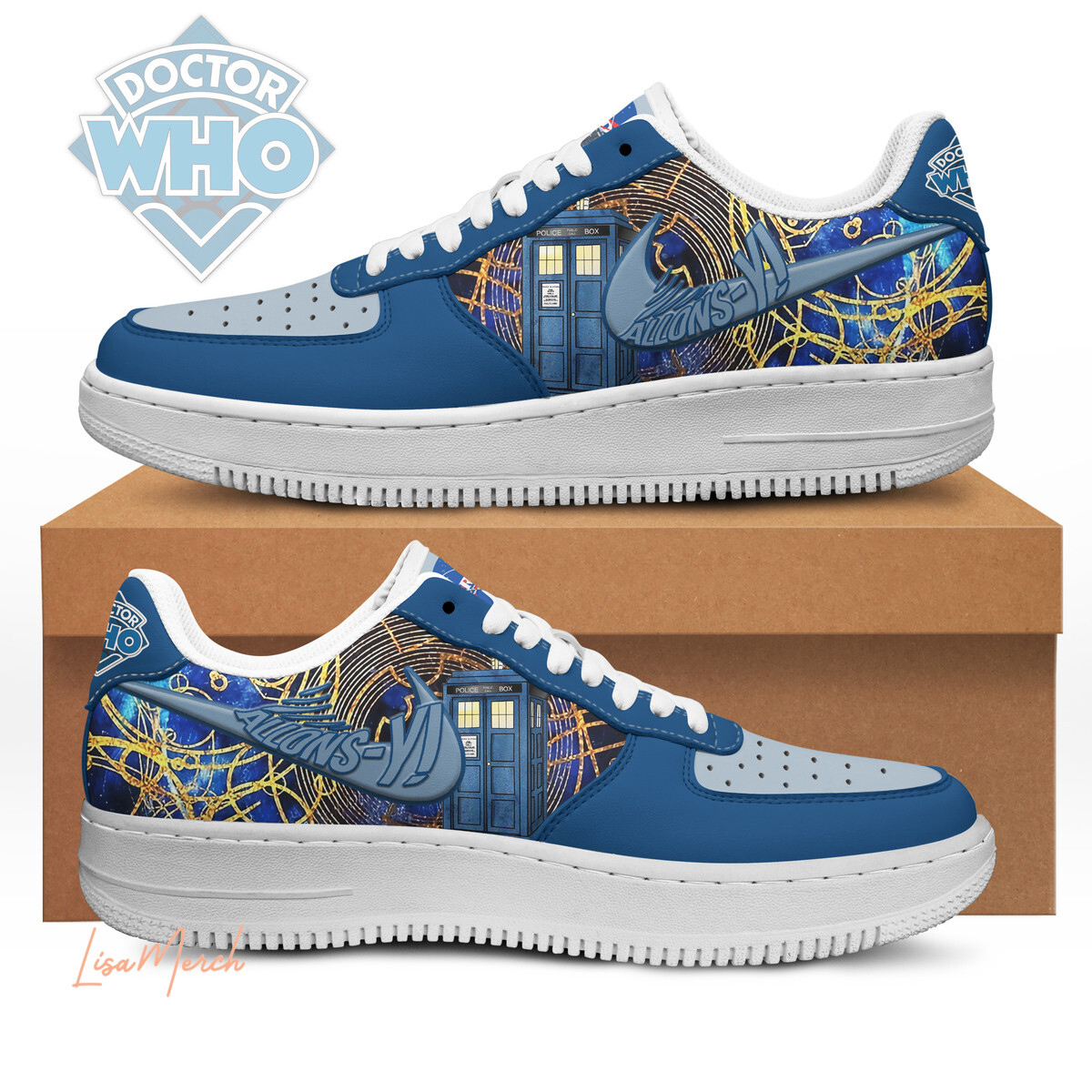 JWFancy Doctor Who Air Low-Top Sneakers Shoes For Men And Women