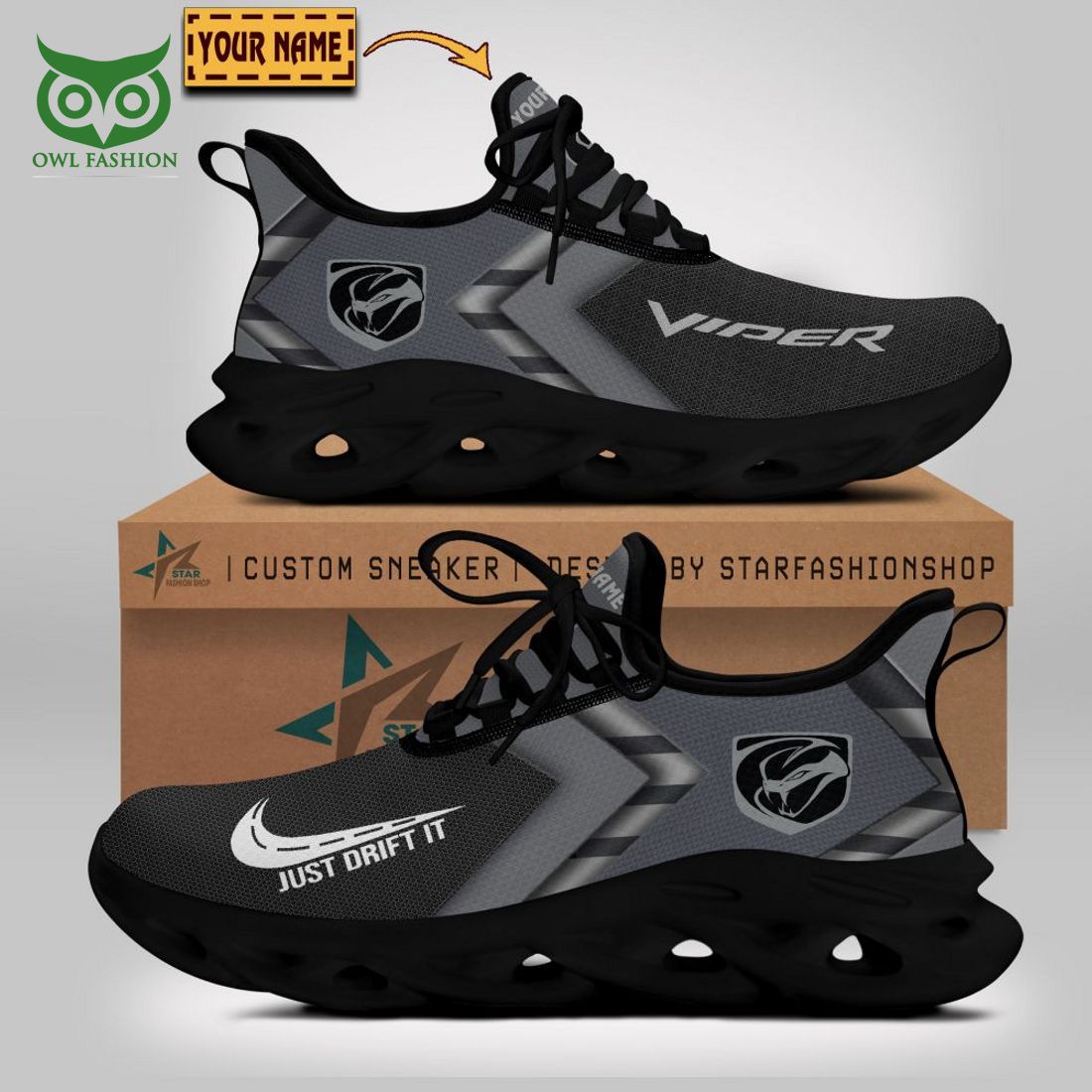JWFancy Dodge Car Brand Max Soul Shoes Sneakers For Men And Women
