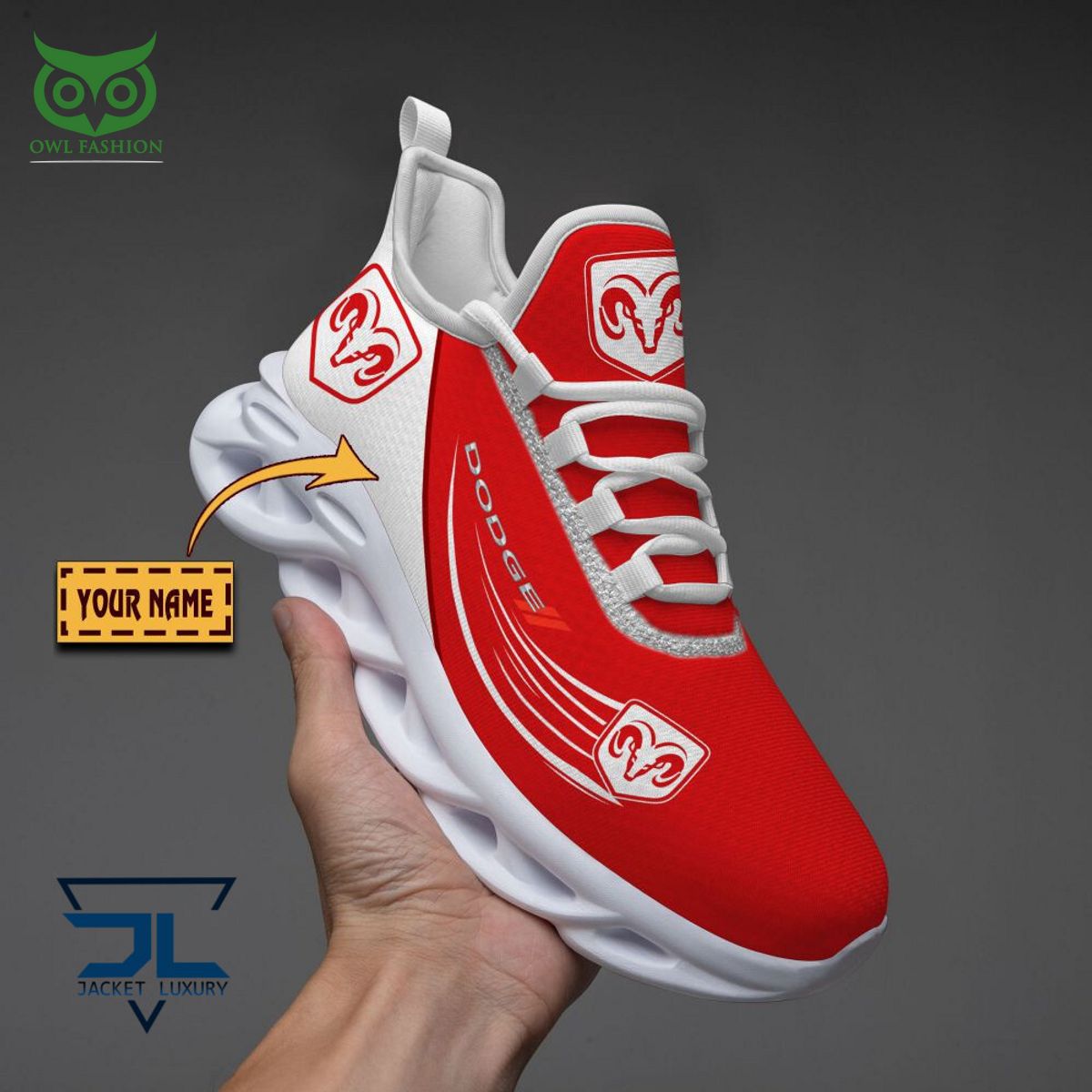 JWFancy Dodge Car Brand Max Soul Shoes Sneakers For Men And Women