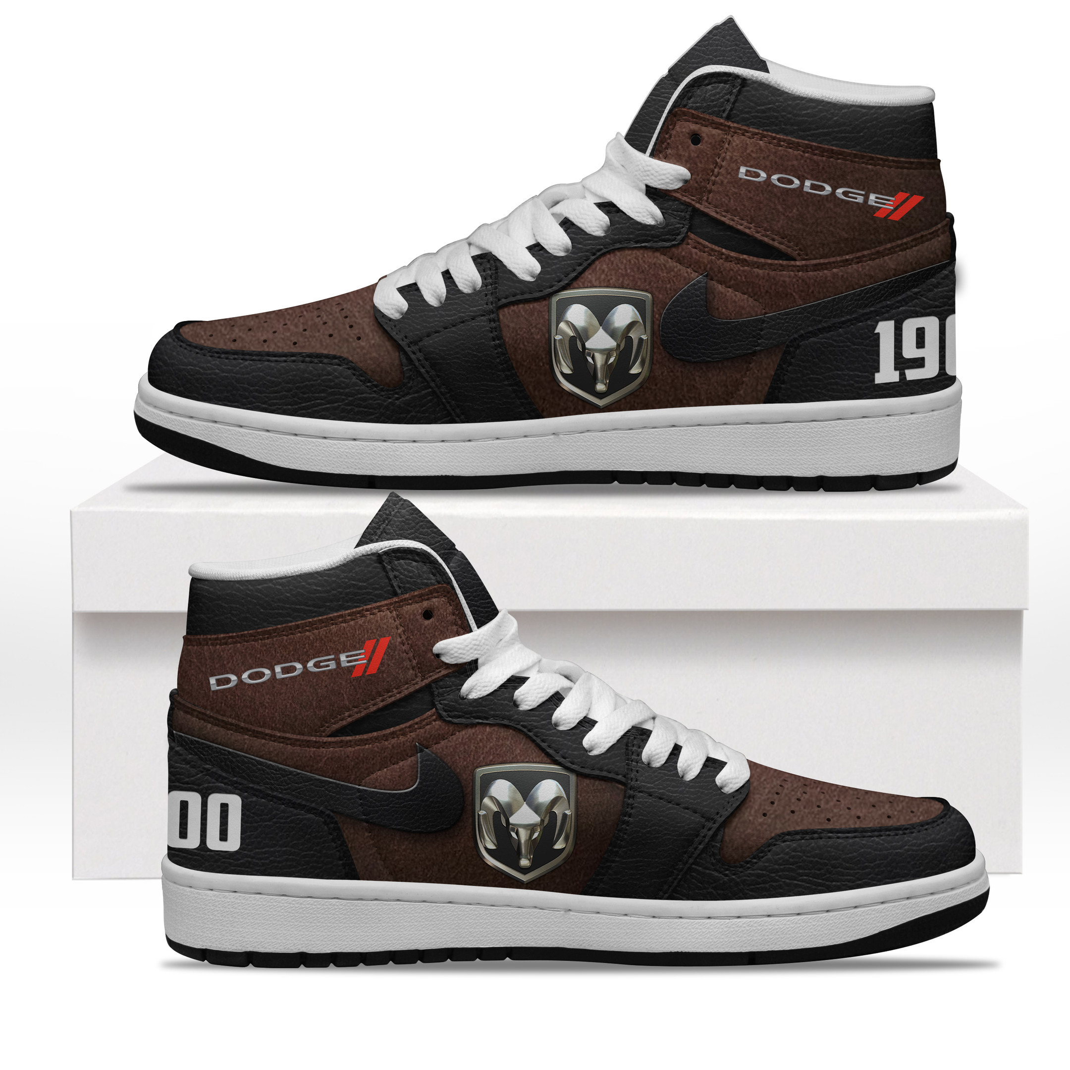 JWFancy Dodge High Sneakers Shoes For Men And Women