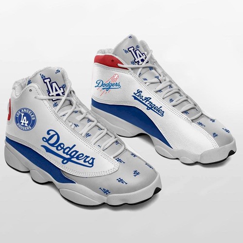 JWFancy Dodgers Team AJ13 Sneakers Shoes For Men And Women