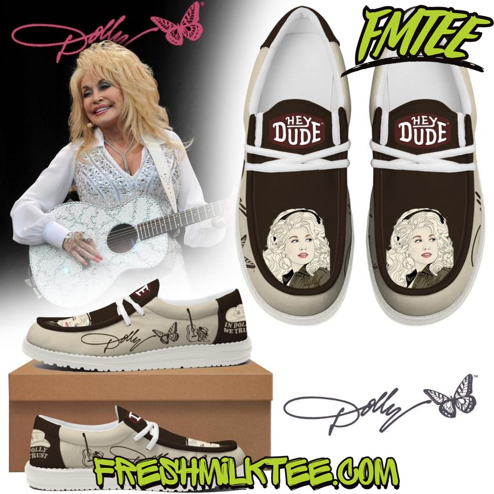 JWFancy Dolly Parton Hey Dude Shoes Wally Men's Lace Up Loafers Comfortable For Men And Women