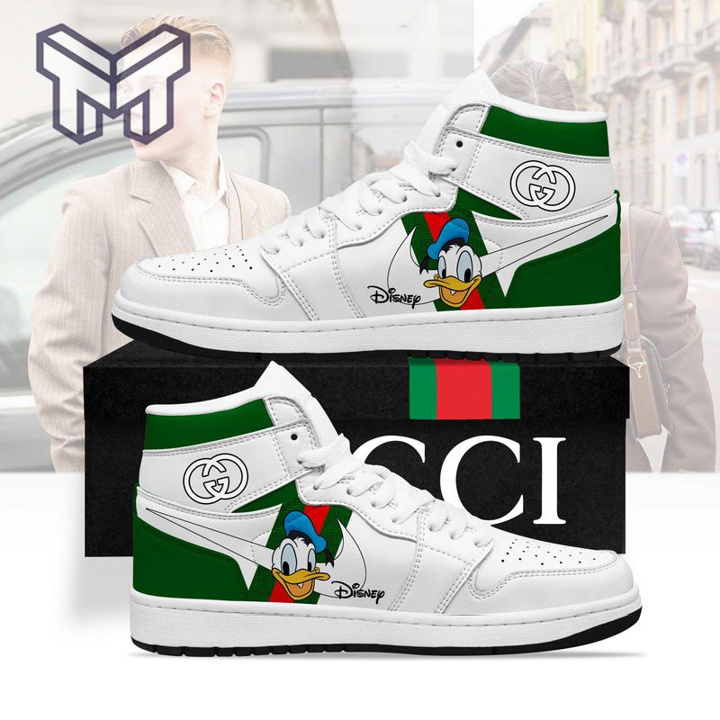 JWFancy Donald Duck AJ1 High Sneakers Shoes For Men And Women