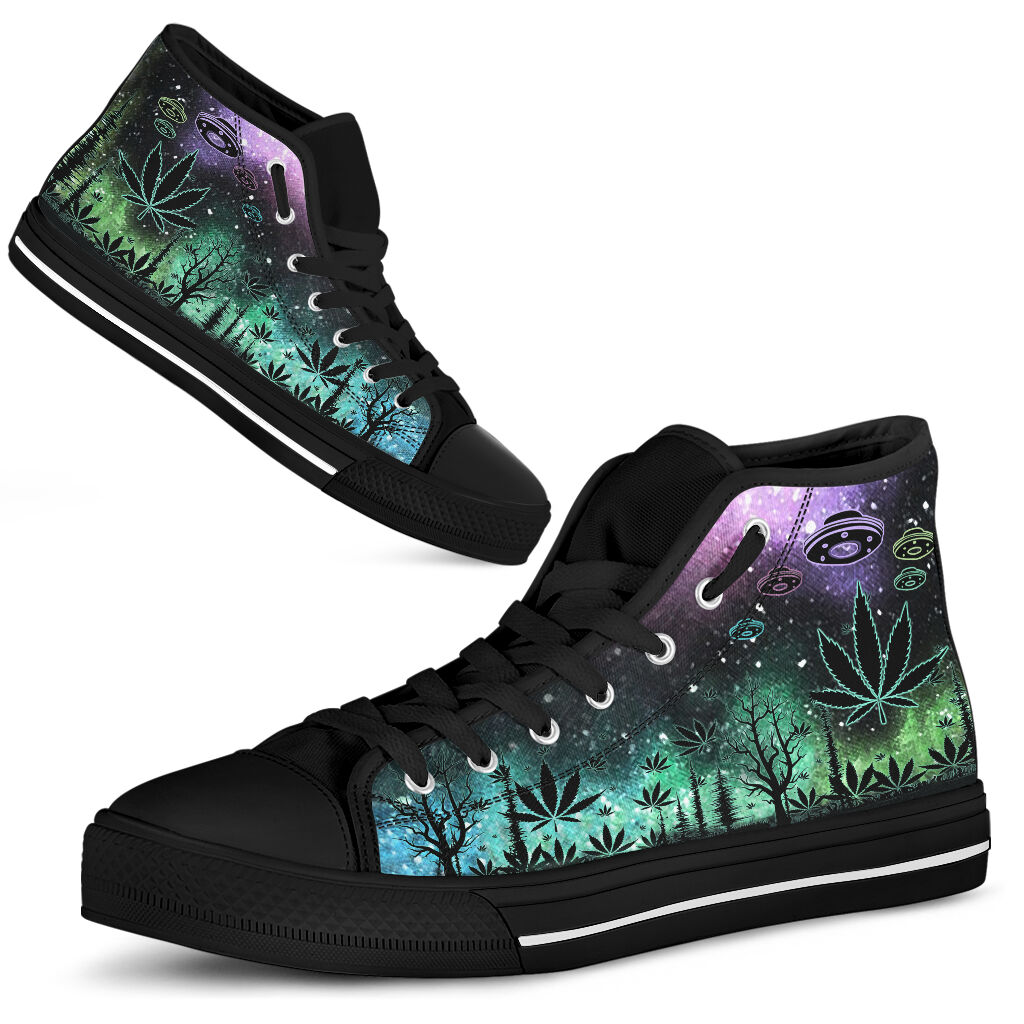 JWFancy Dope Soul - Weed High Top Canvas Sneakers Shoes For Men And Women