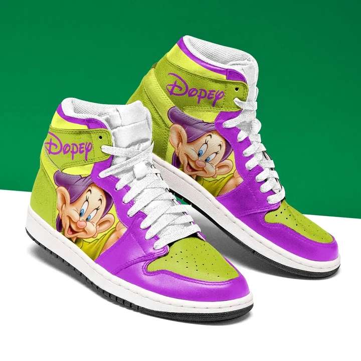 JWFancy Dopey Dwarf AJ1 High Sneakers Shoes For Men And Women