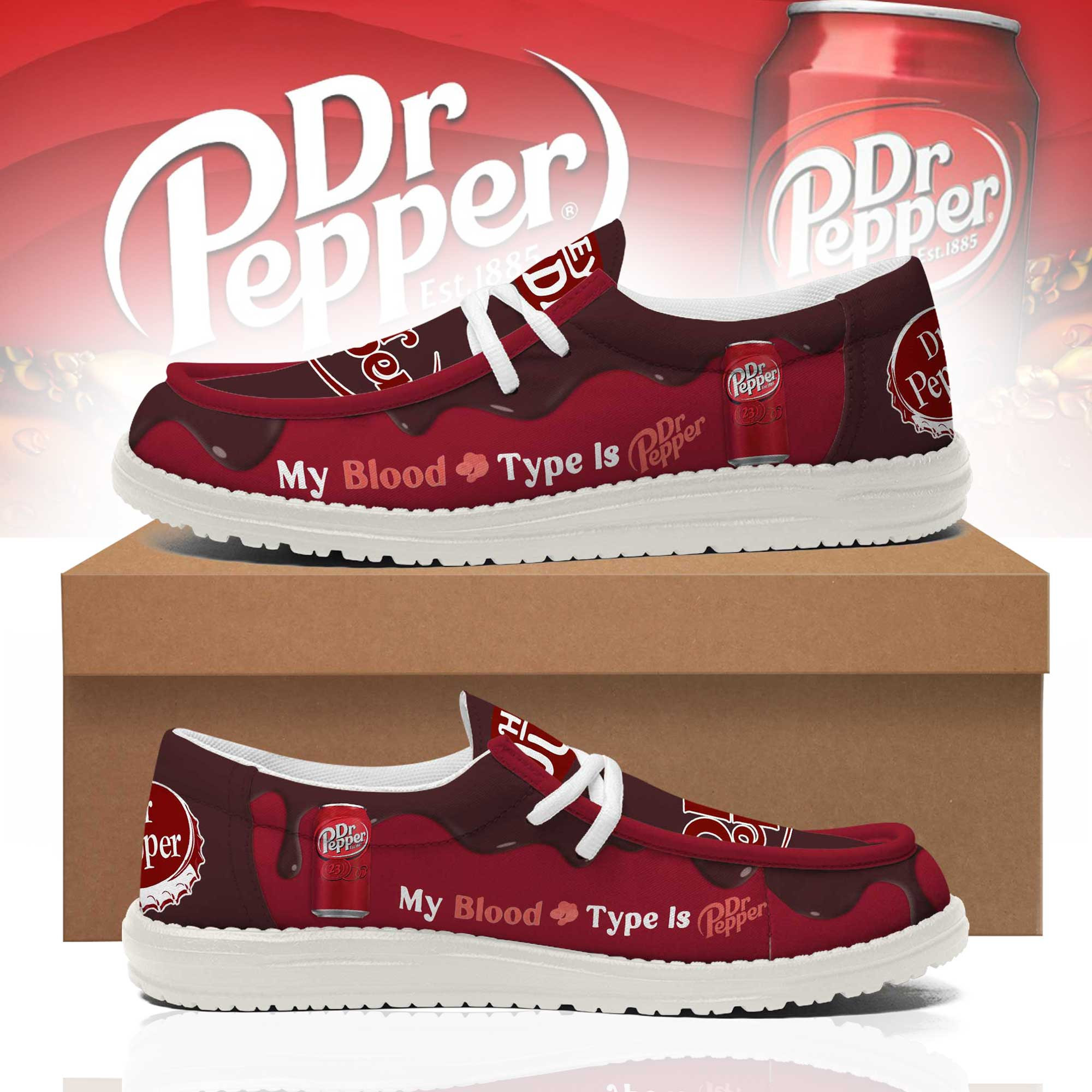 JWFancy Dr Pepper – Custom Name Hey Dude