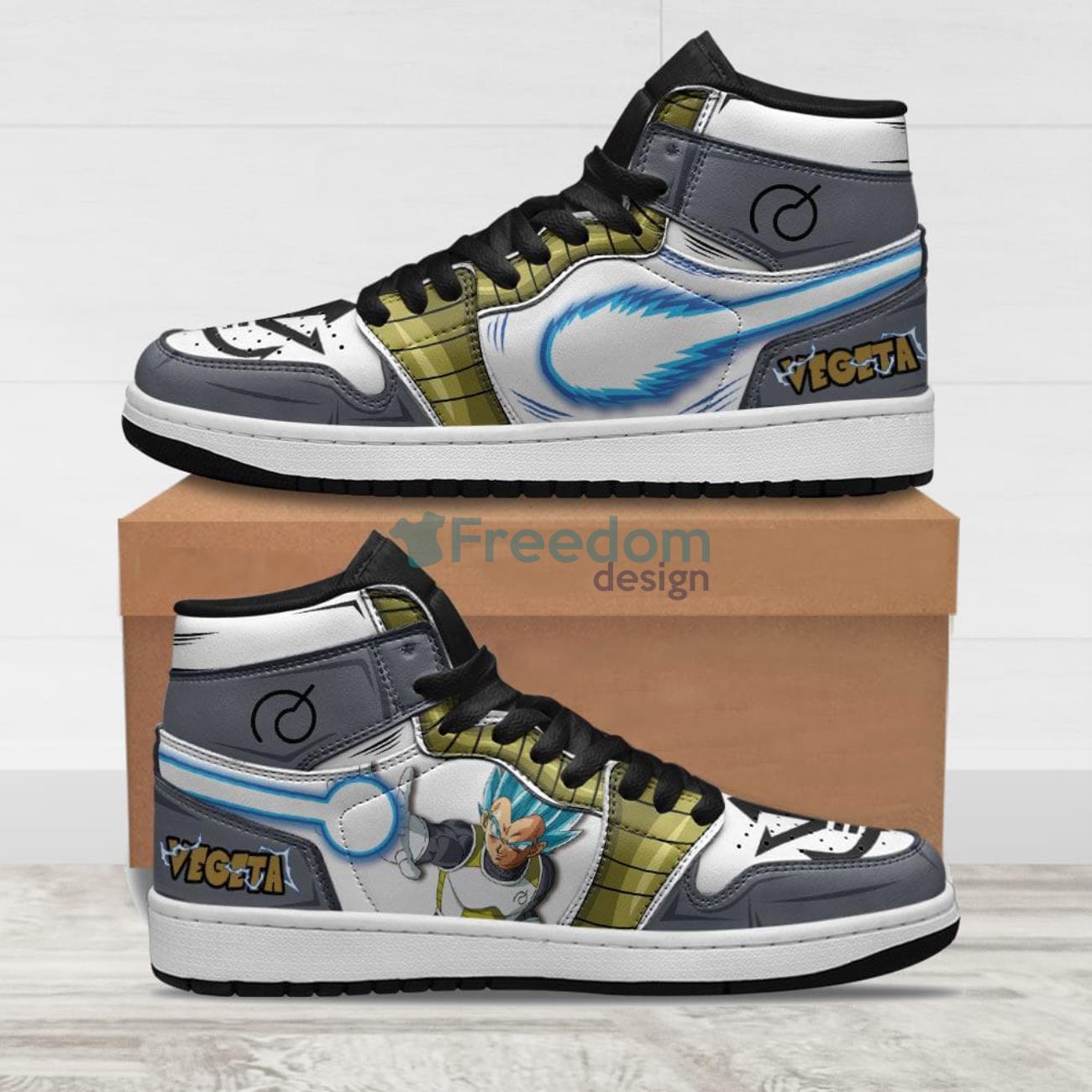 JWFancy Dragon Ball AJ1 High Sneakers Shoes For Men And Women