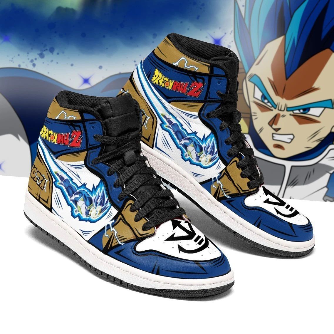 JWFancy Dragon ball AJ1 High Sneakers Shoes For Men And Women