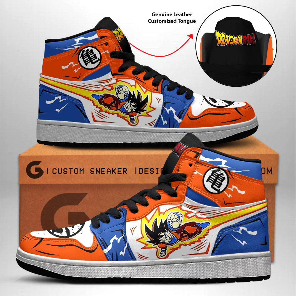 JWFancy Dragon Ball AJ1 High Sneakers Shoes For Men And Women