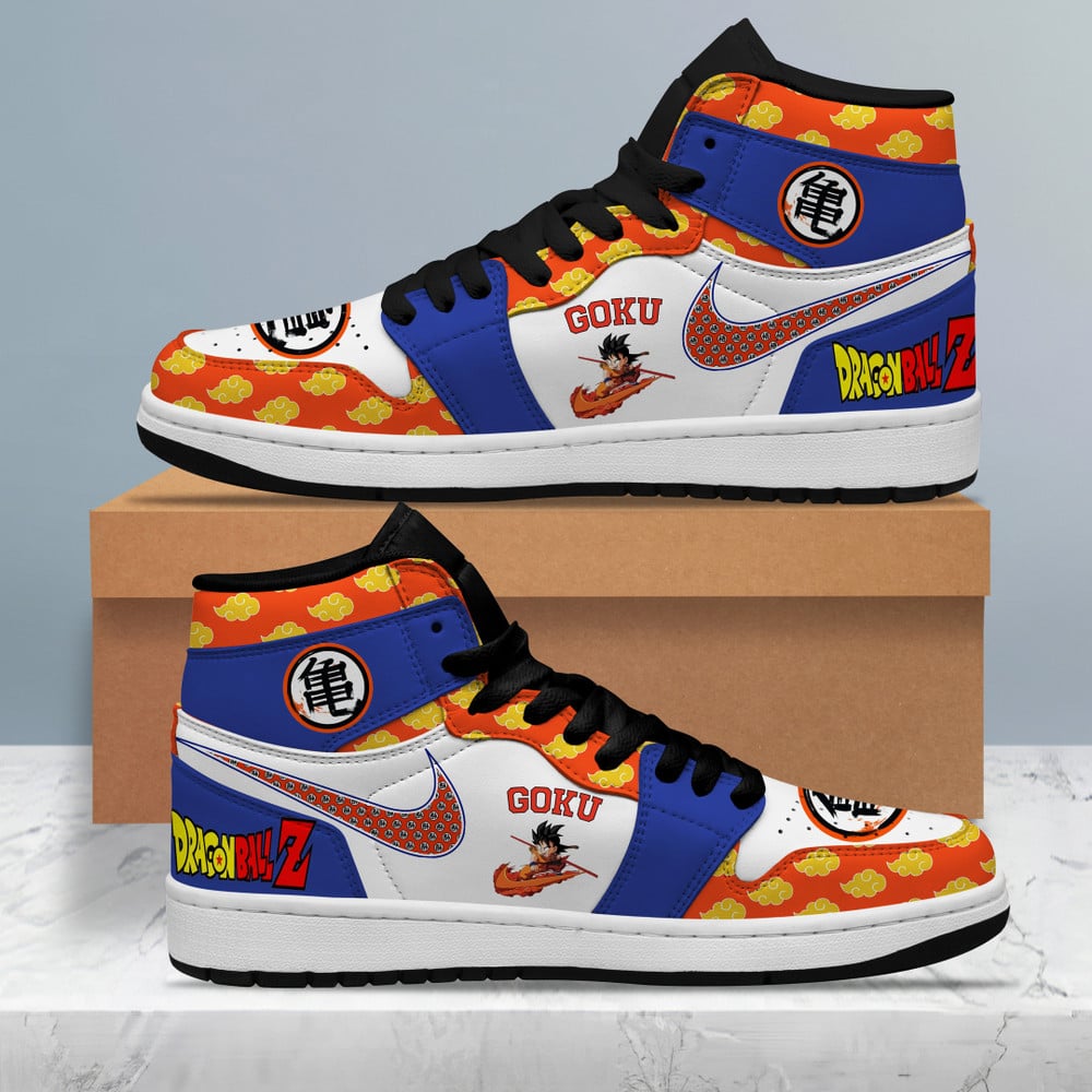 JWFancy Dragon Ball AJ1 High Sneakers Shoes For Men And Women