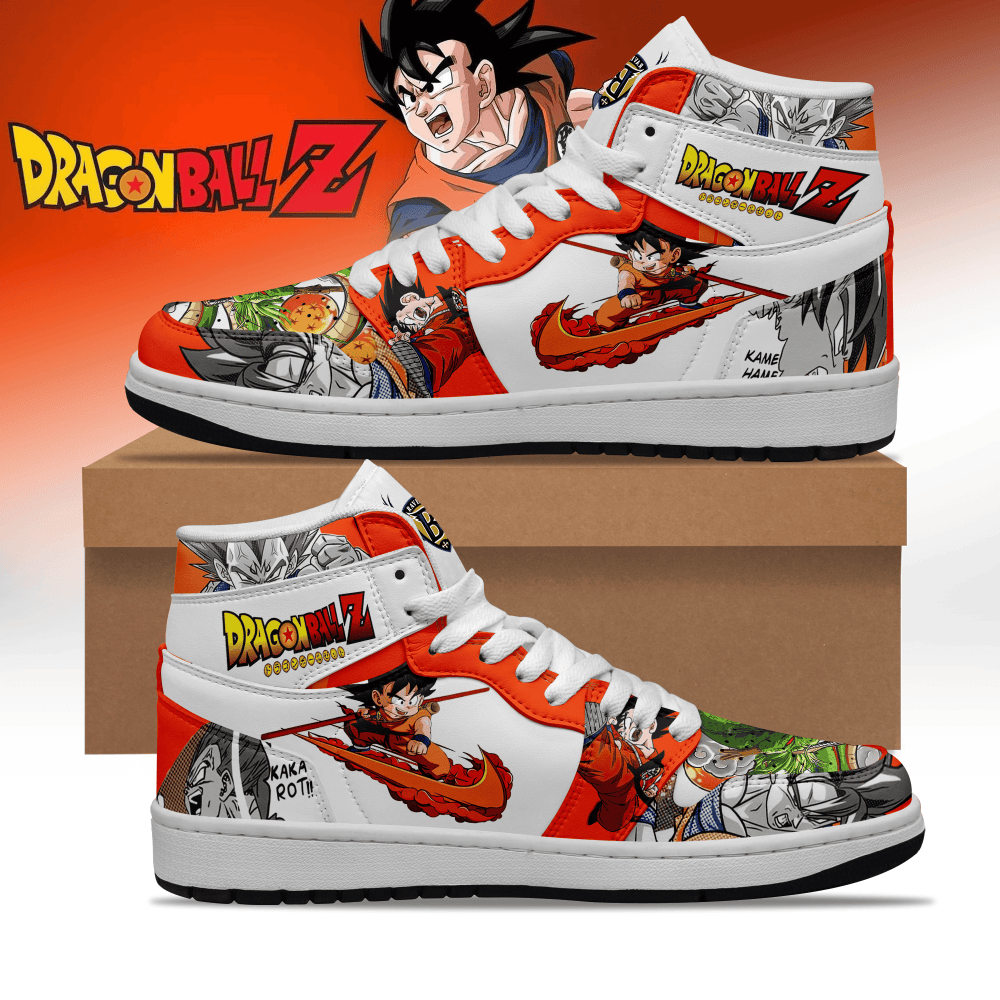 JWFancy Dragon Ball AJ1 High Sneakers Shoes For Men And Women