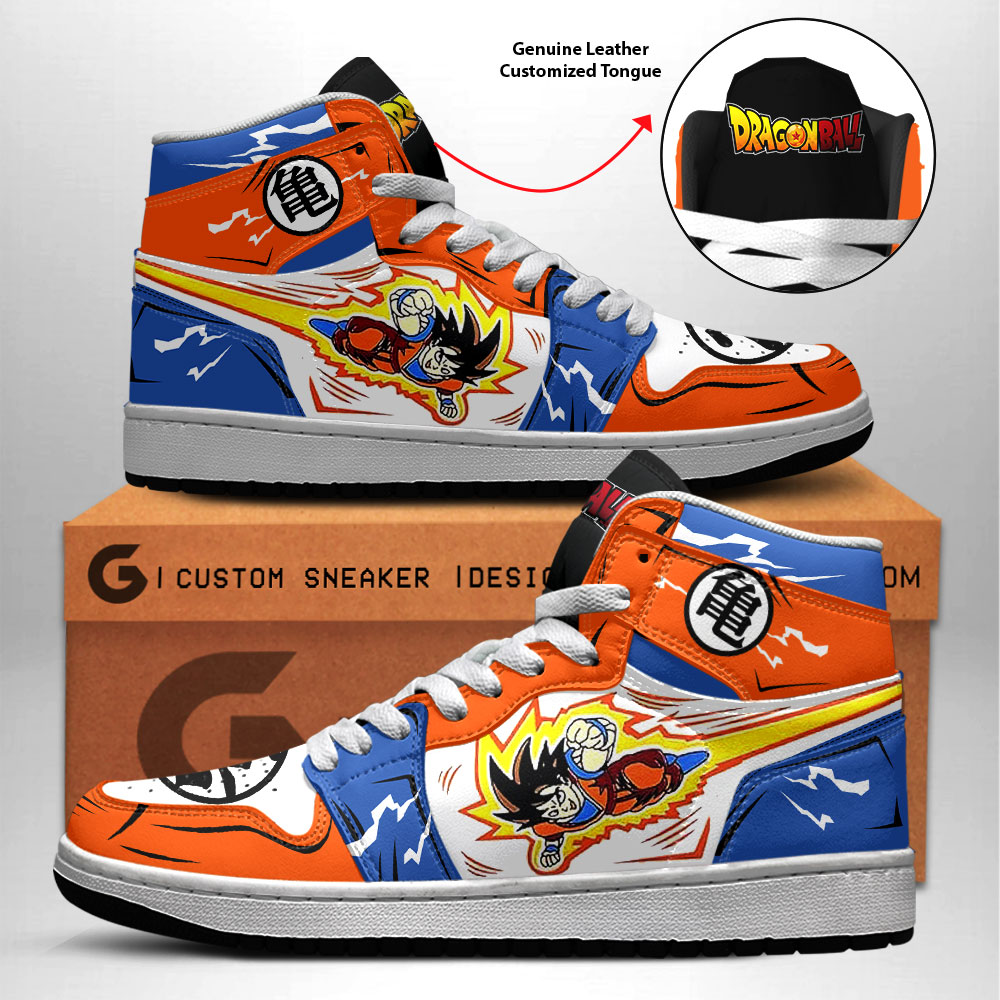 JWFancy Dragon Ball AJ1 High Sneakers Shoes For Men And Women