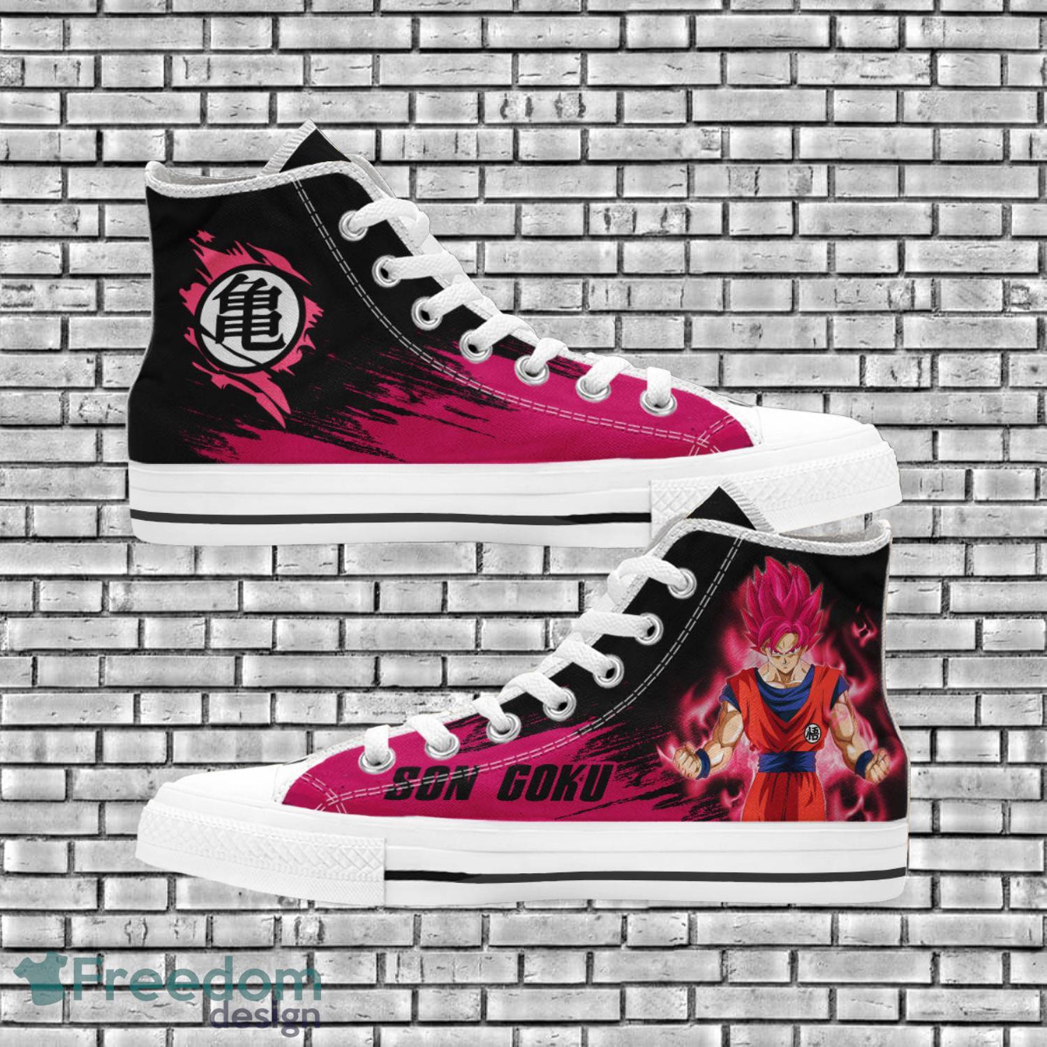 JWFancy Dragon Ball High Top Canvas Sneakers Shoes For Men And Women