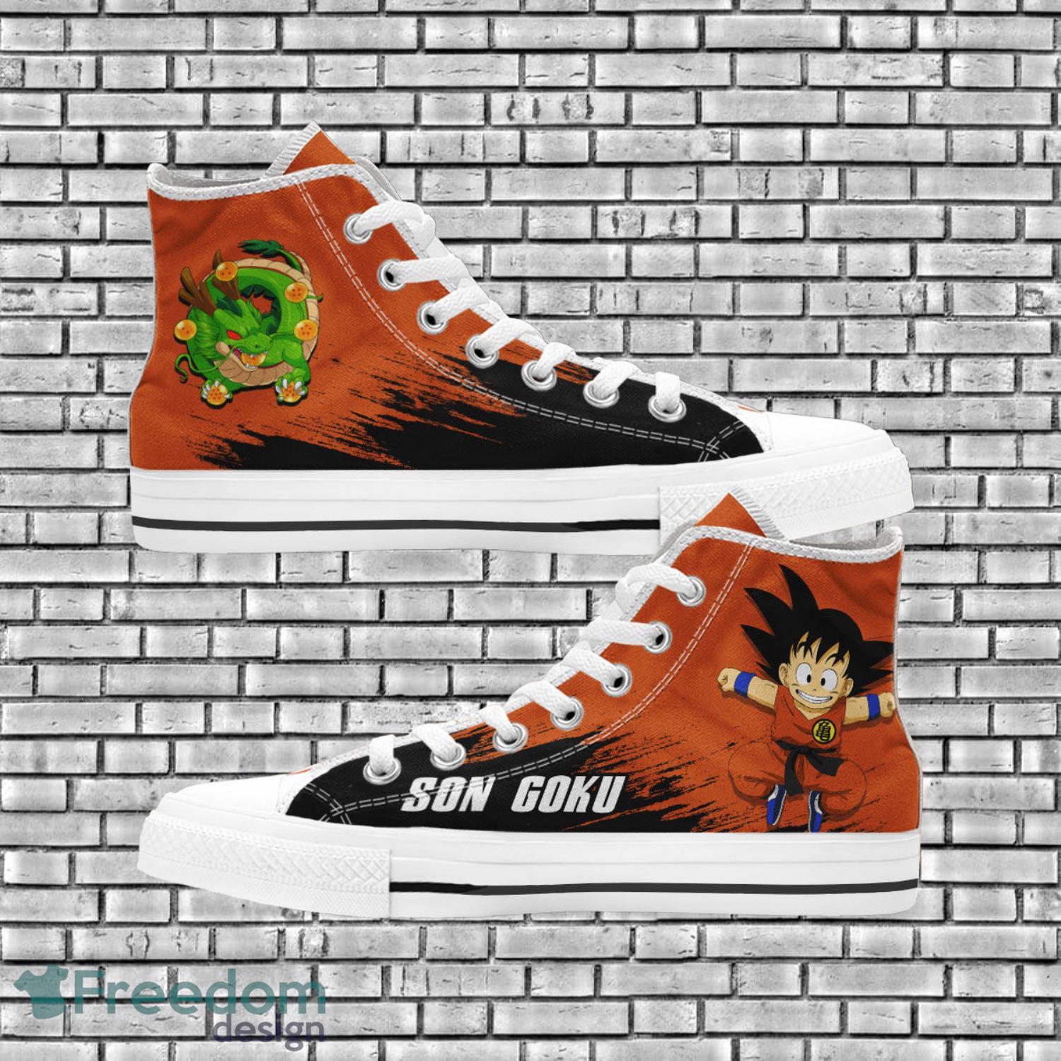 JWFancy Dragon Ball High Top Canvas Sneakers Shoes For Men And Women