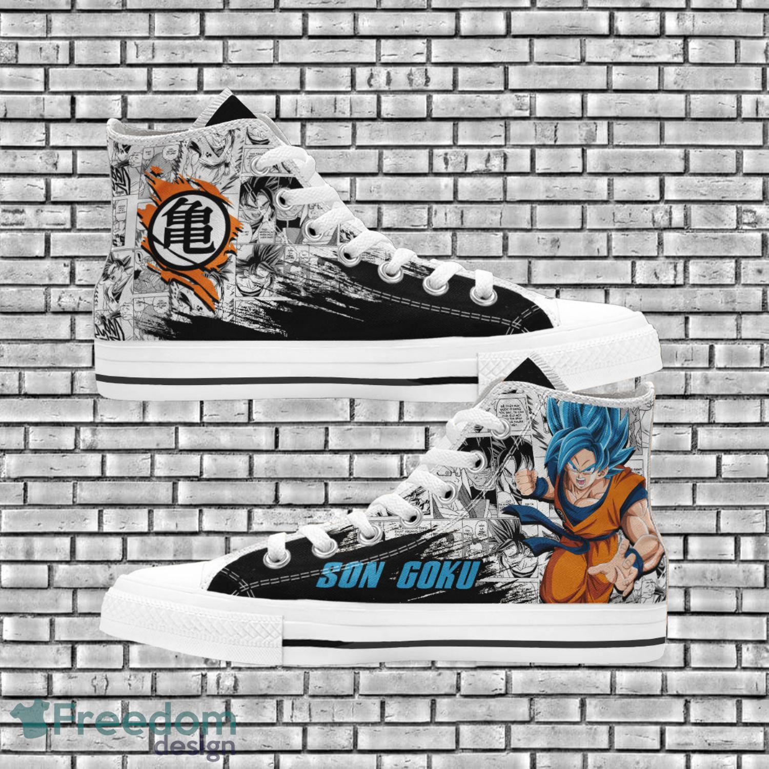 JWFancy Dragon Ball High Top Canvas Sneakers Shoes For Men And Women