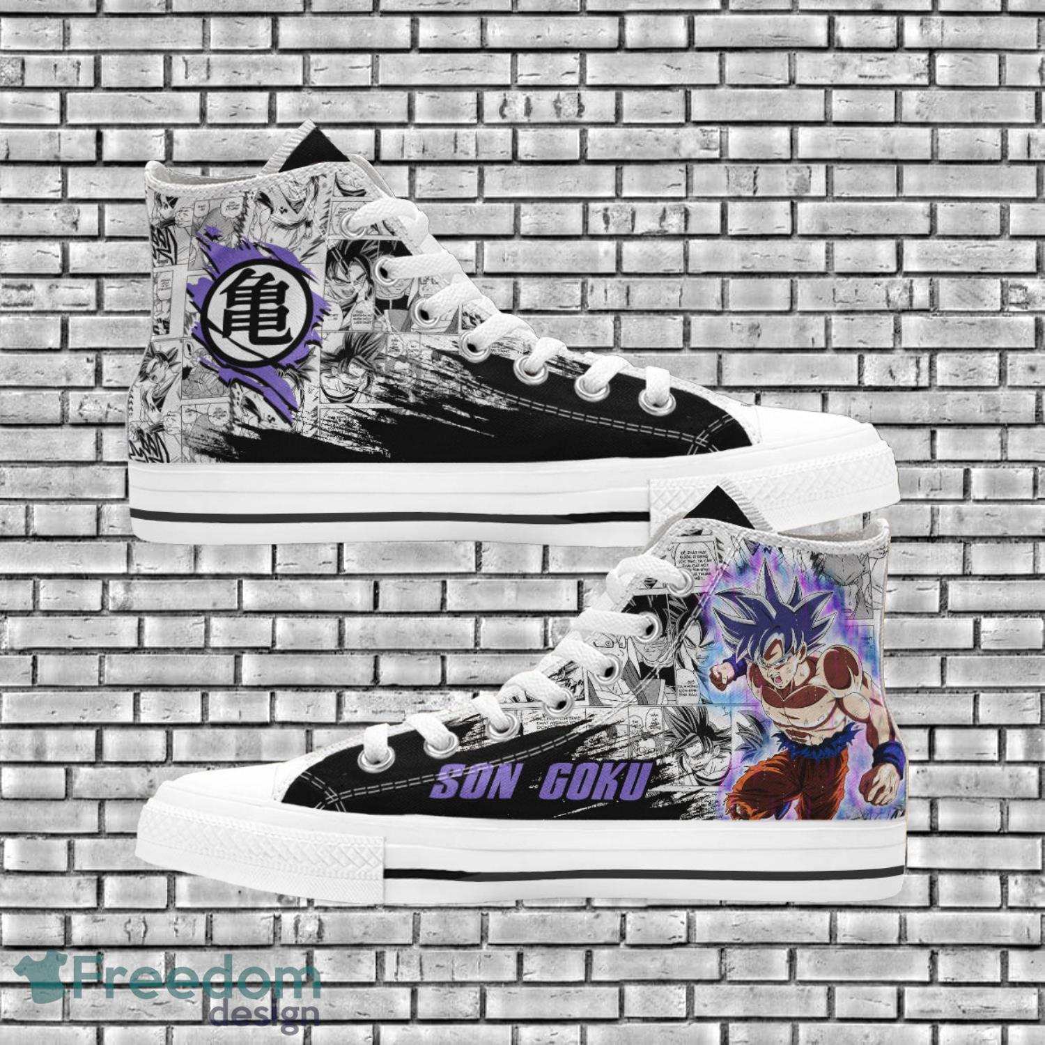 JWFancy Dragon Ball High Top Canvas Sneakers Shoes For Men And Women