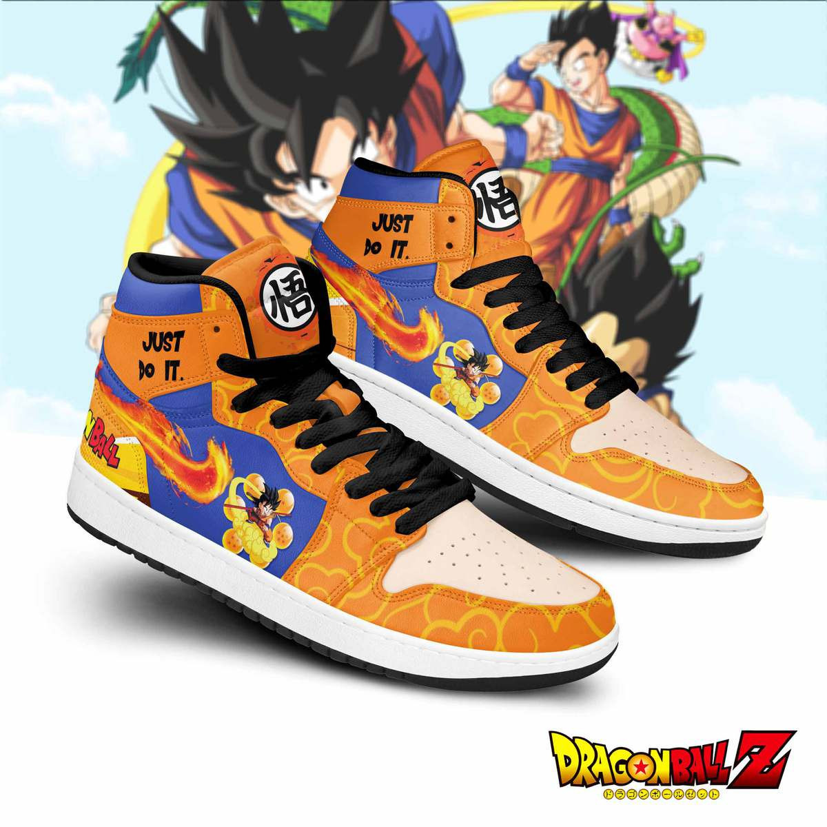 JWFancy Dragon Ball Z AJ1 High Sneakers Shoes For Men And Women