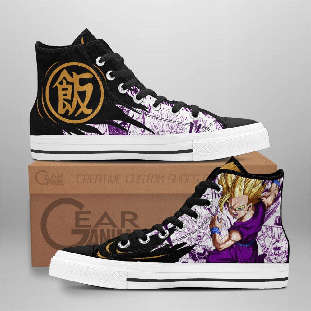 JWFancy Dragone ball High Top Canvas Sneakers Shoes For Men And Women