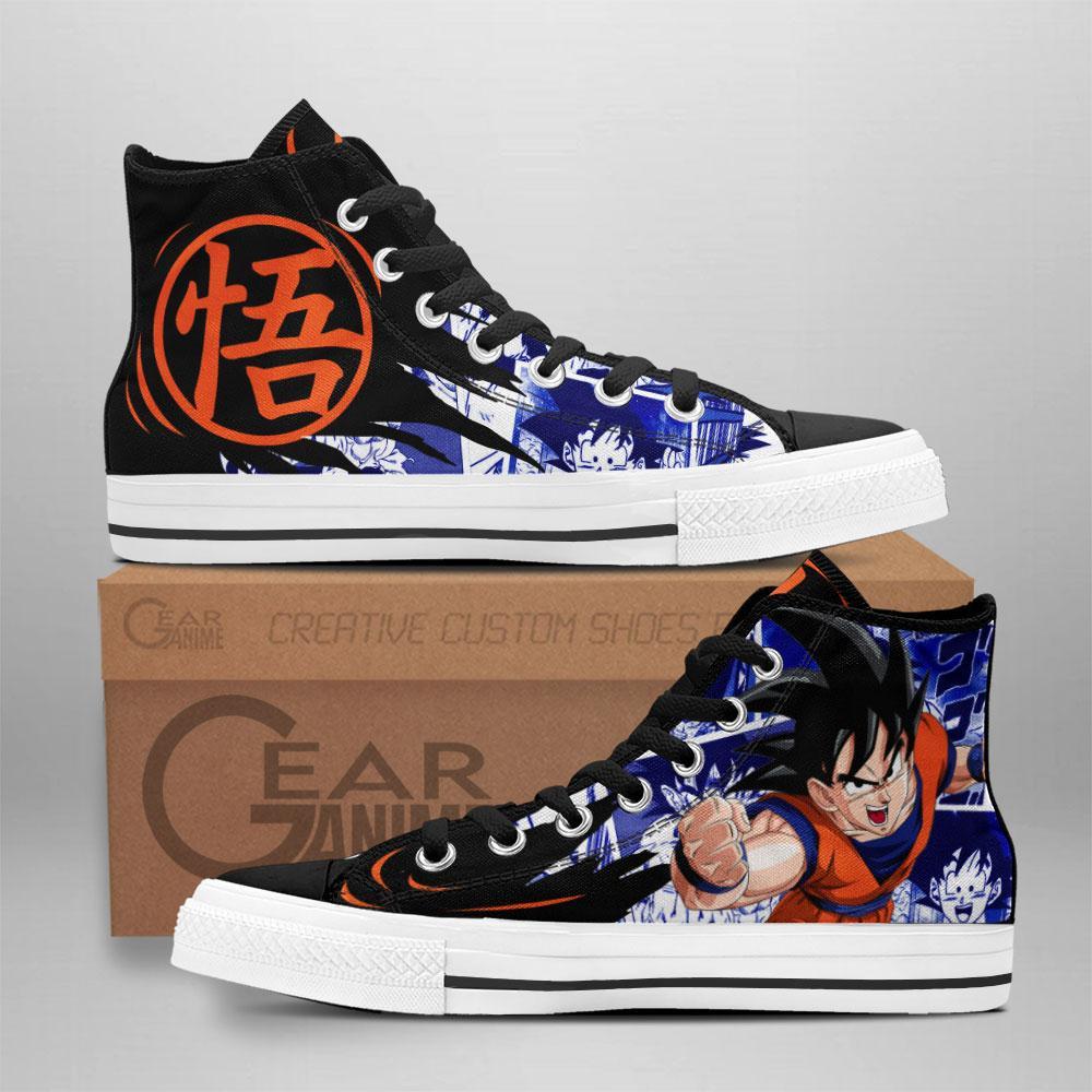 JWFancy Dragone ball High Top Canvas Sneakers Shoes For Men And Women