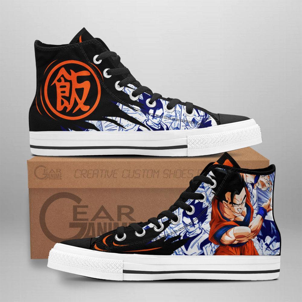 JWFancy Dragone ball High Top Canvas Sneakers Shoes For Men And Women
