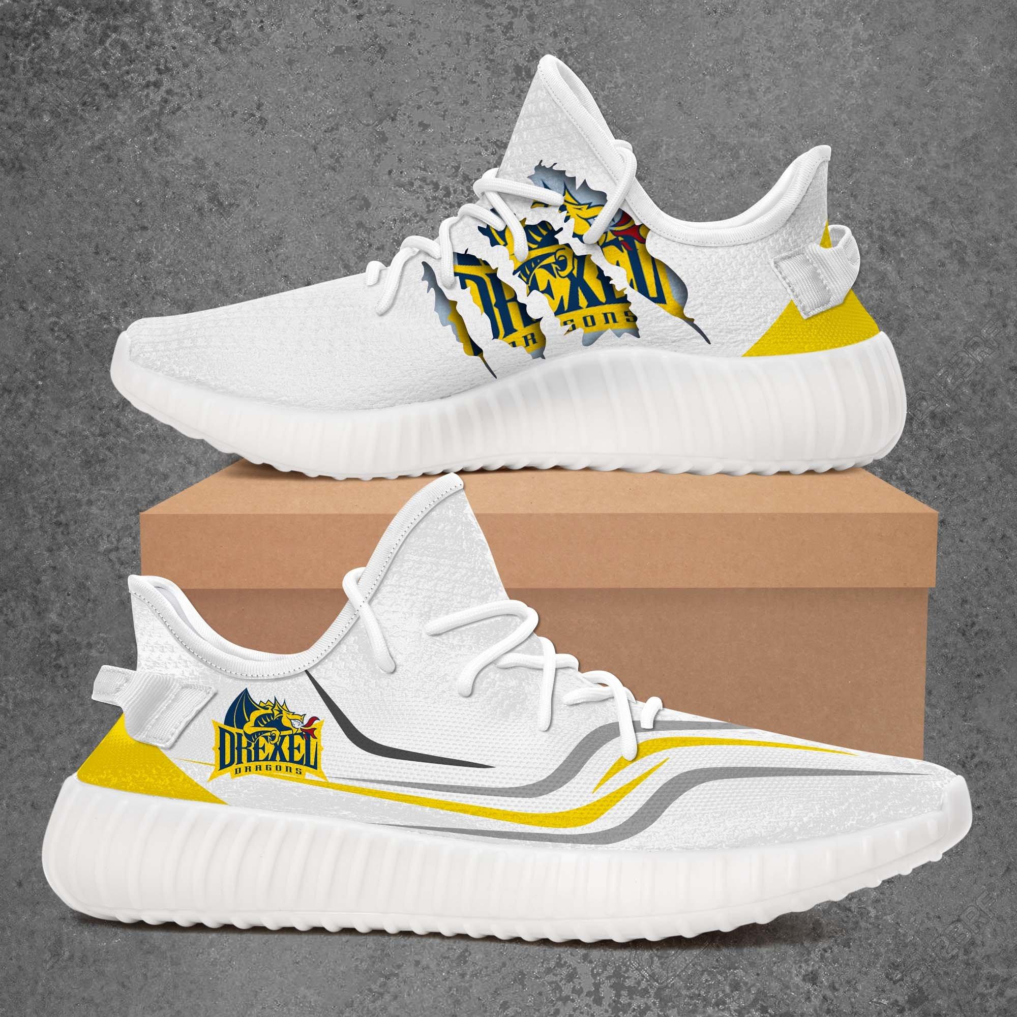 JWFancy Drexel Dragons Yeezy Boost Shoes For Men And Women