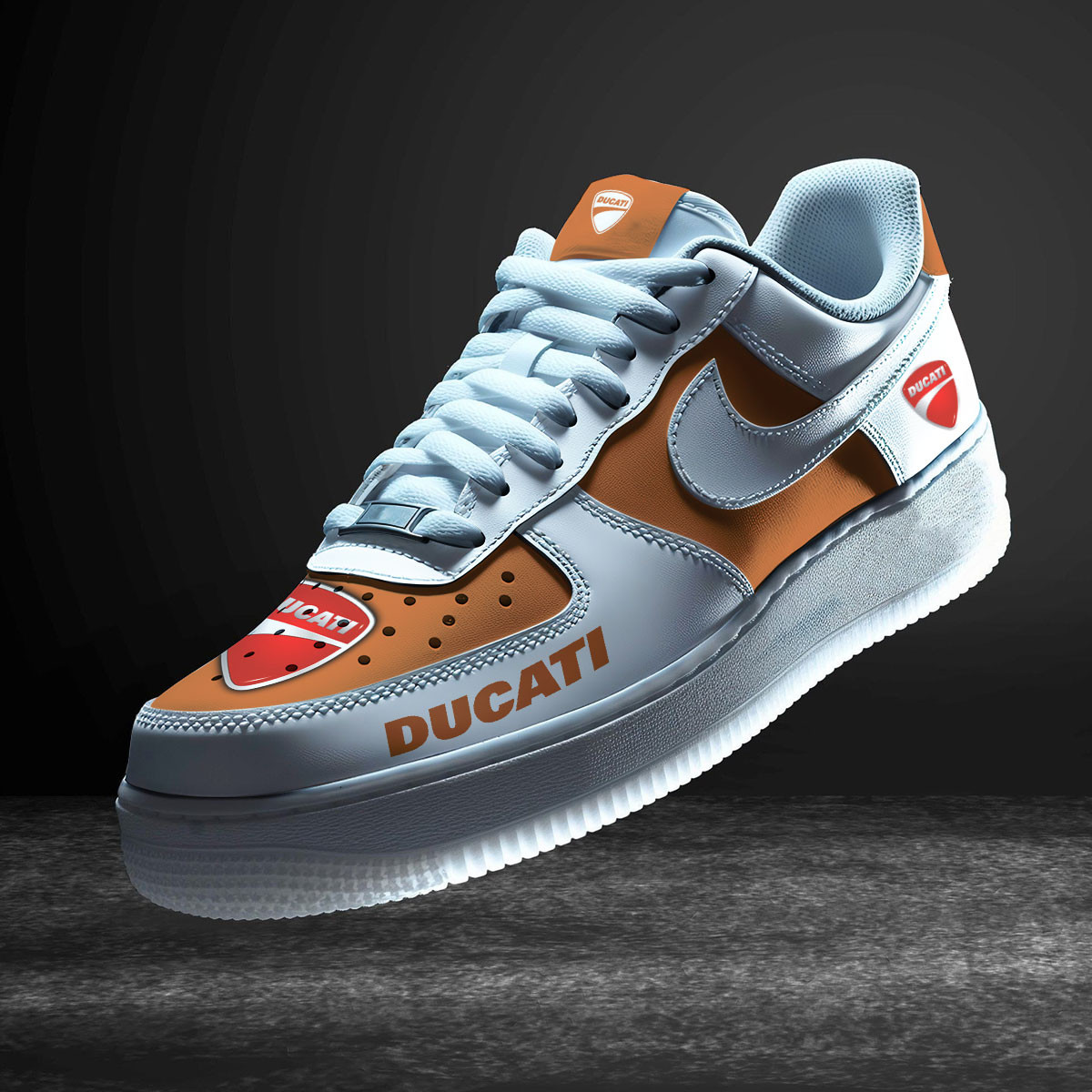 JWFancy Ducati Air Low-Top Sneakers Shoes For Men And Women