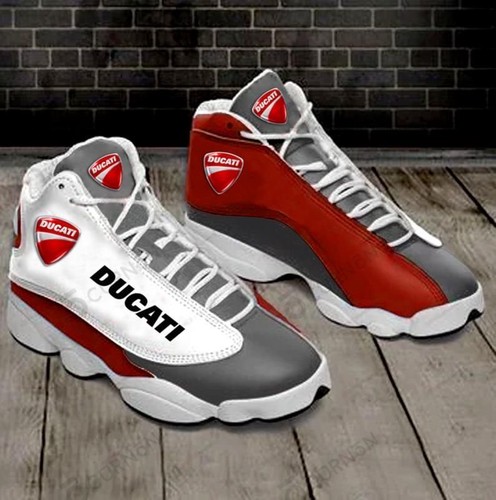 JWFancy Ducati Corse AJ13 Sneakers Shoes For Men And Women