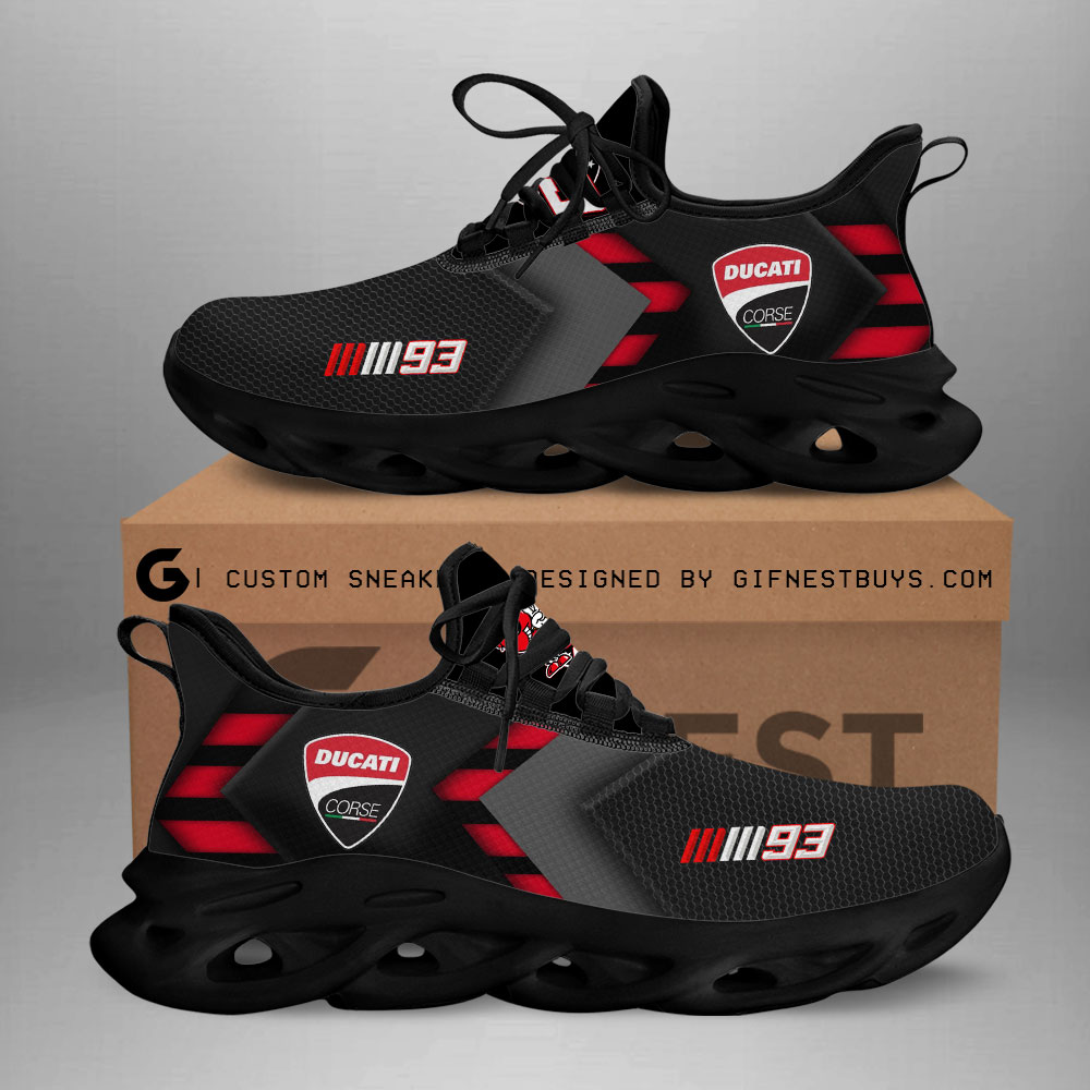 JWFancy Ducati Lenovo Team x Marc Marquez Max Soul Shoes Sneakers For Men And Women