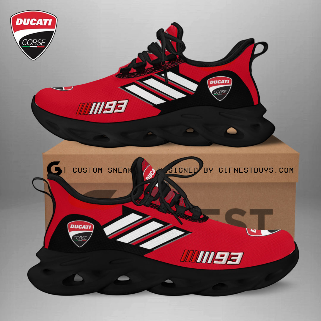 JWFancy Ducati Lenovo Team x Marc Marquez Max Soul Shoes Sneakers For Men And Women