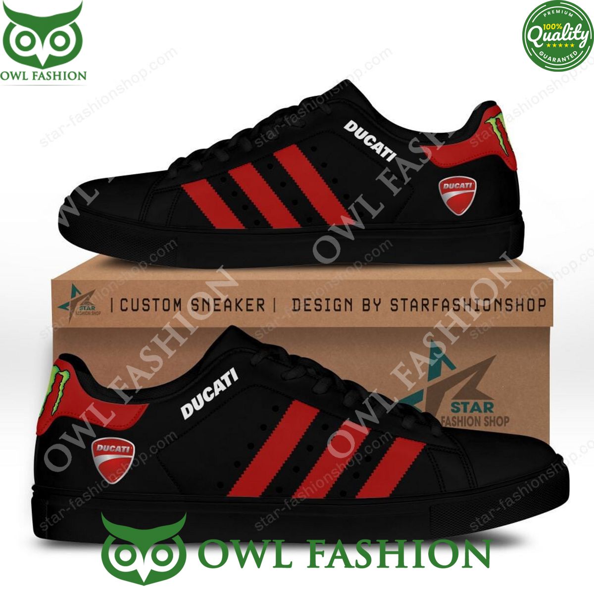 JWFancy Ducatti Italian Skate Stan Shoes Sneakes For Men And Women