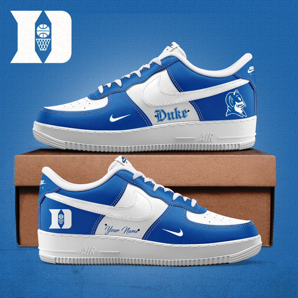 JWFancy Duke Blue Devils Air Low-Top Sneakers Shoes For Men And Women