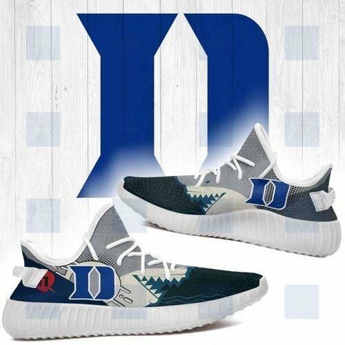 JWFancy Duke Blue Devils Yeezy Boost Shoes For Men And Women