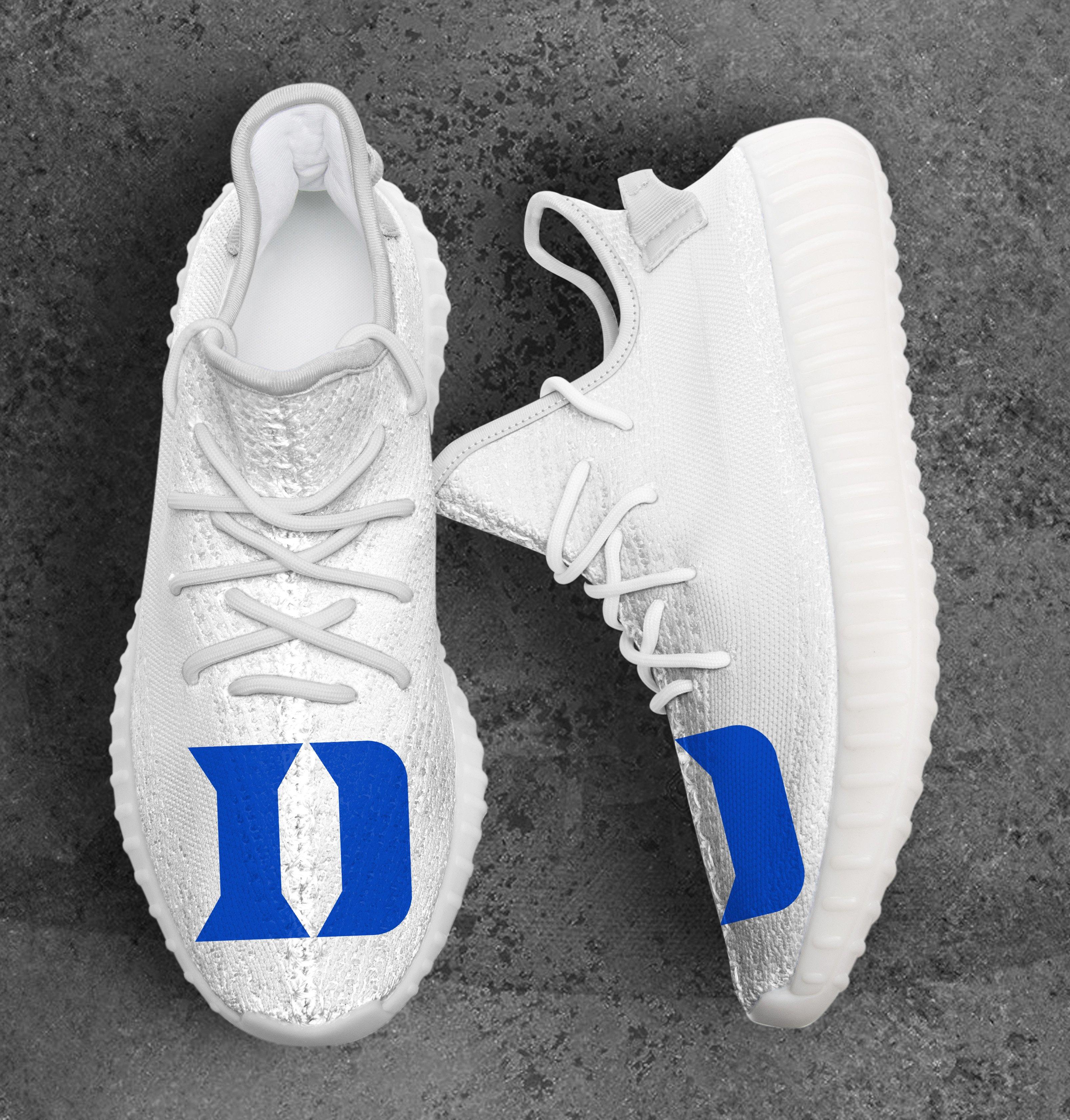 JWFancy Duke Blue Devils Yeezy Boost Shoes For Men And Women
