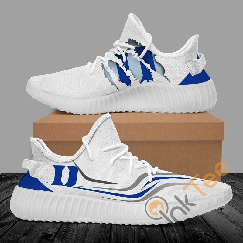JWFancy Duke Blue Devils Yeezy Boost Shoes For Men And Women