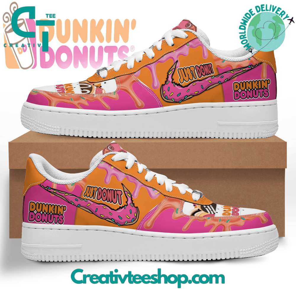 JWFancy Dunkin Donuts Air Low-Top Sneakers Shoes For Men And Women
