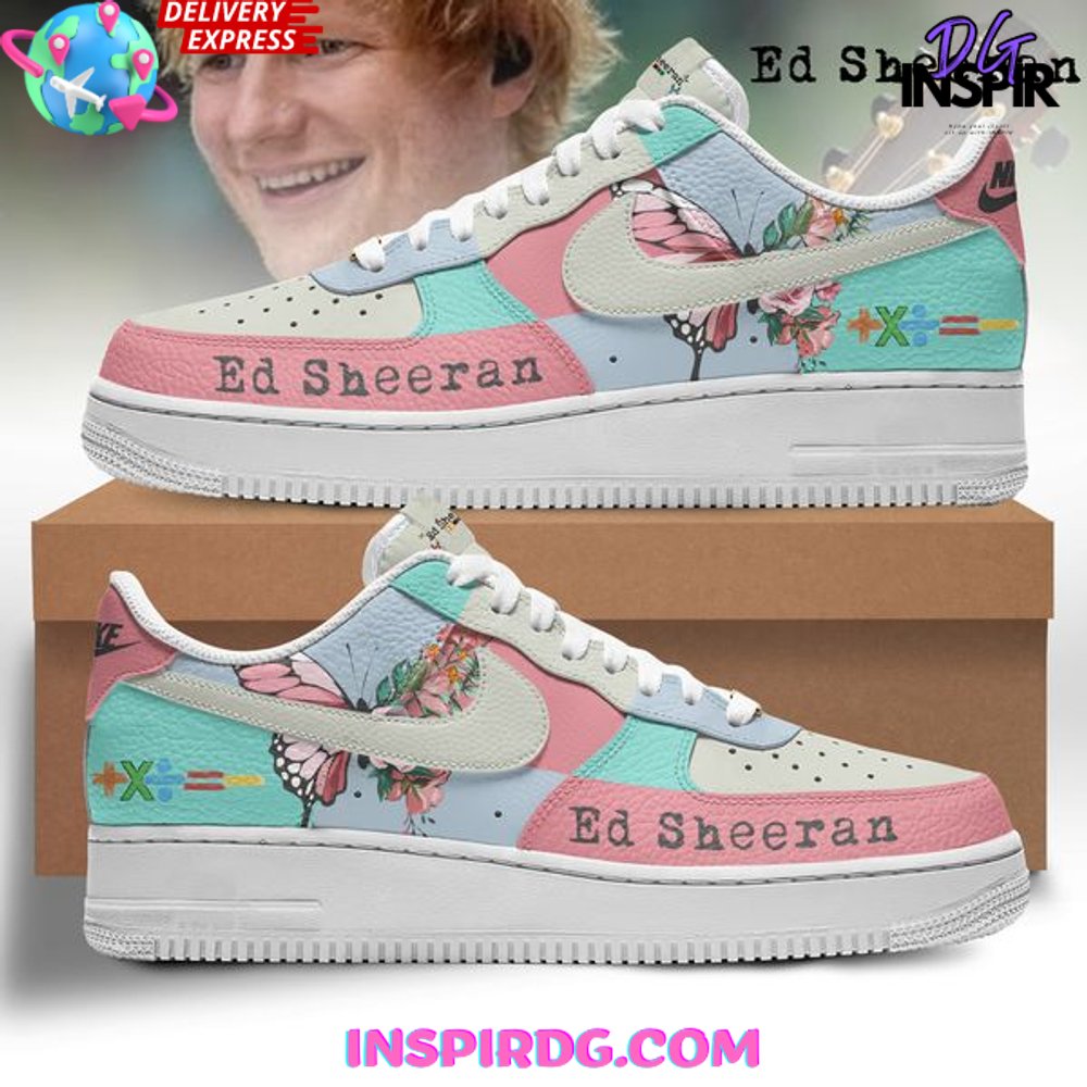 JWFancy Ed Sheeran Butterfly Air Low-Top Sneakers Shoes For Men And Women