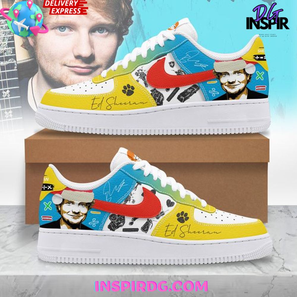 JWFancy Ed Sheeran Christmas Air Low-Top Sneakers Shoes For Men And Women