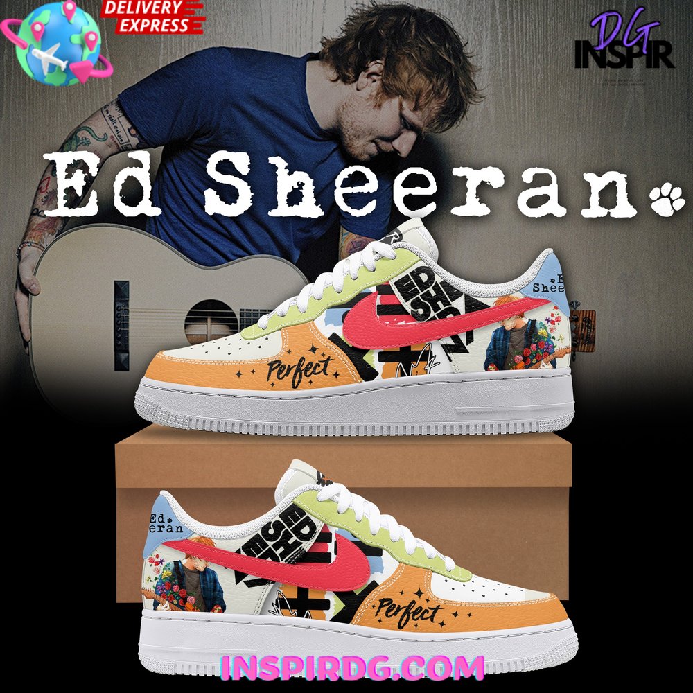 JWFancy Ed Sheeran Perfect Air Low-Top Sneakers Shoes For Men And Women