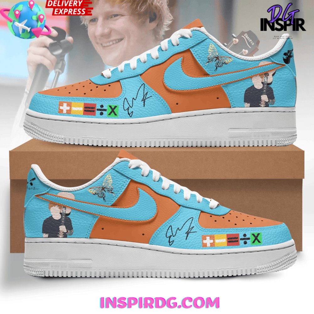JWFancy Ed Sheeran Tour Signature Air Low-Top Sneakers Shoes For Men And Women