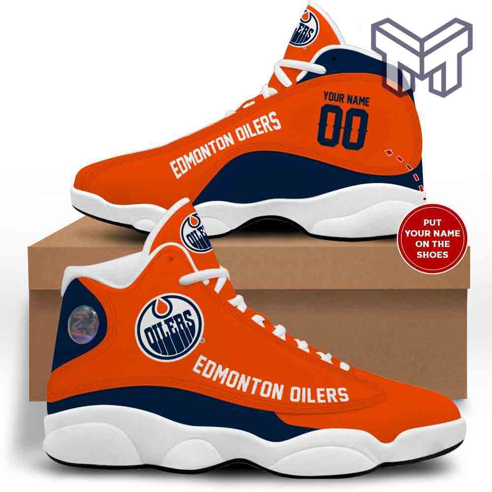 JWFancy Edmonton Oilers AJ13 Sneakers Shoes For Men And Women