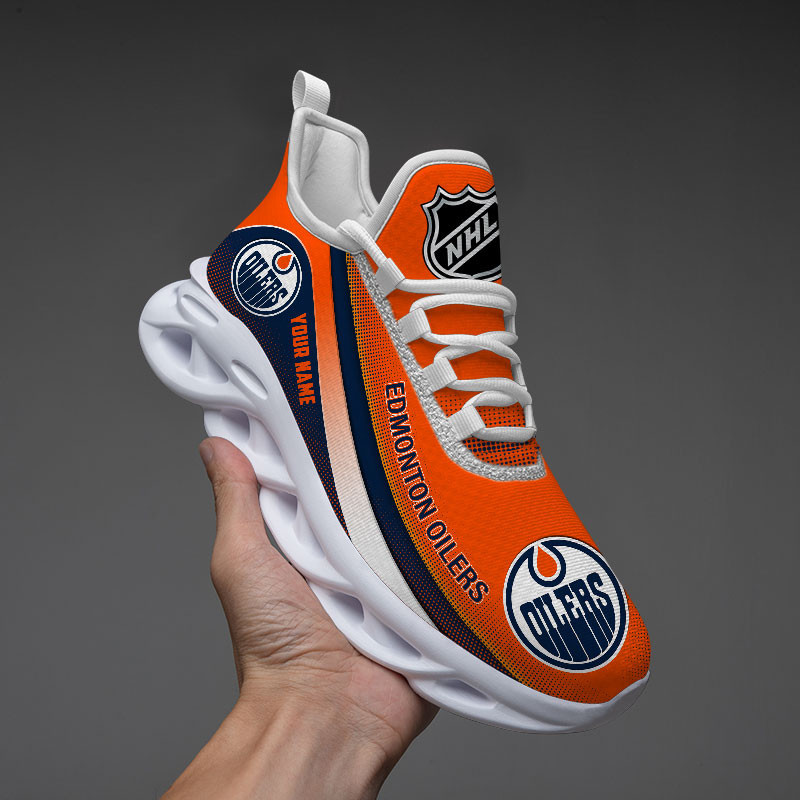 JWFancy Edmonton Oilers Max Soul Shoes Sneakers For Men And Women
