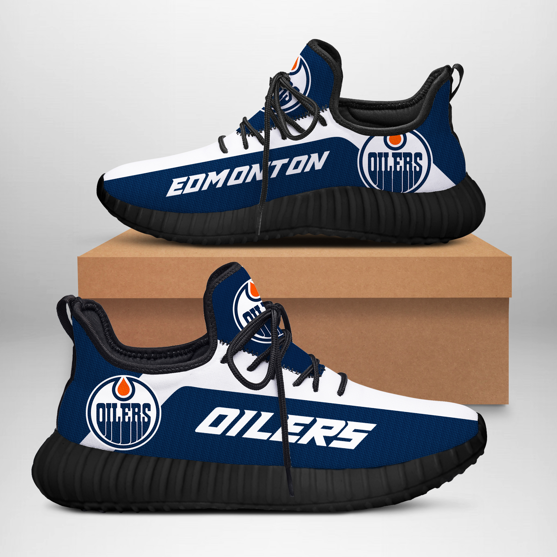 JWFancy Edmonton Oilers Reze Sneakers Shoes For Men And Women