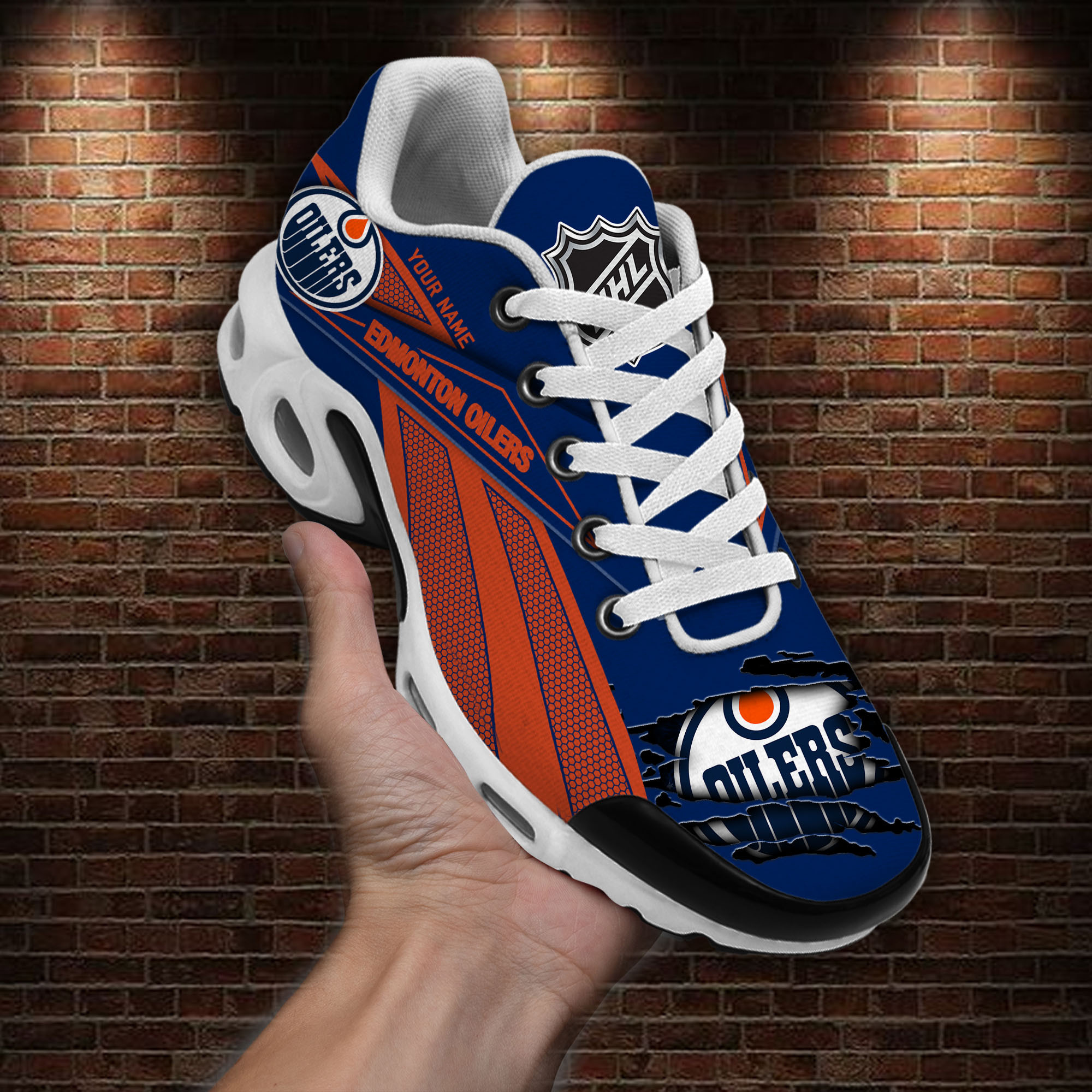 JWFancy Edmonton Oilers TN Shoes Sneakers For Men And Women