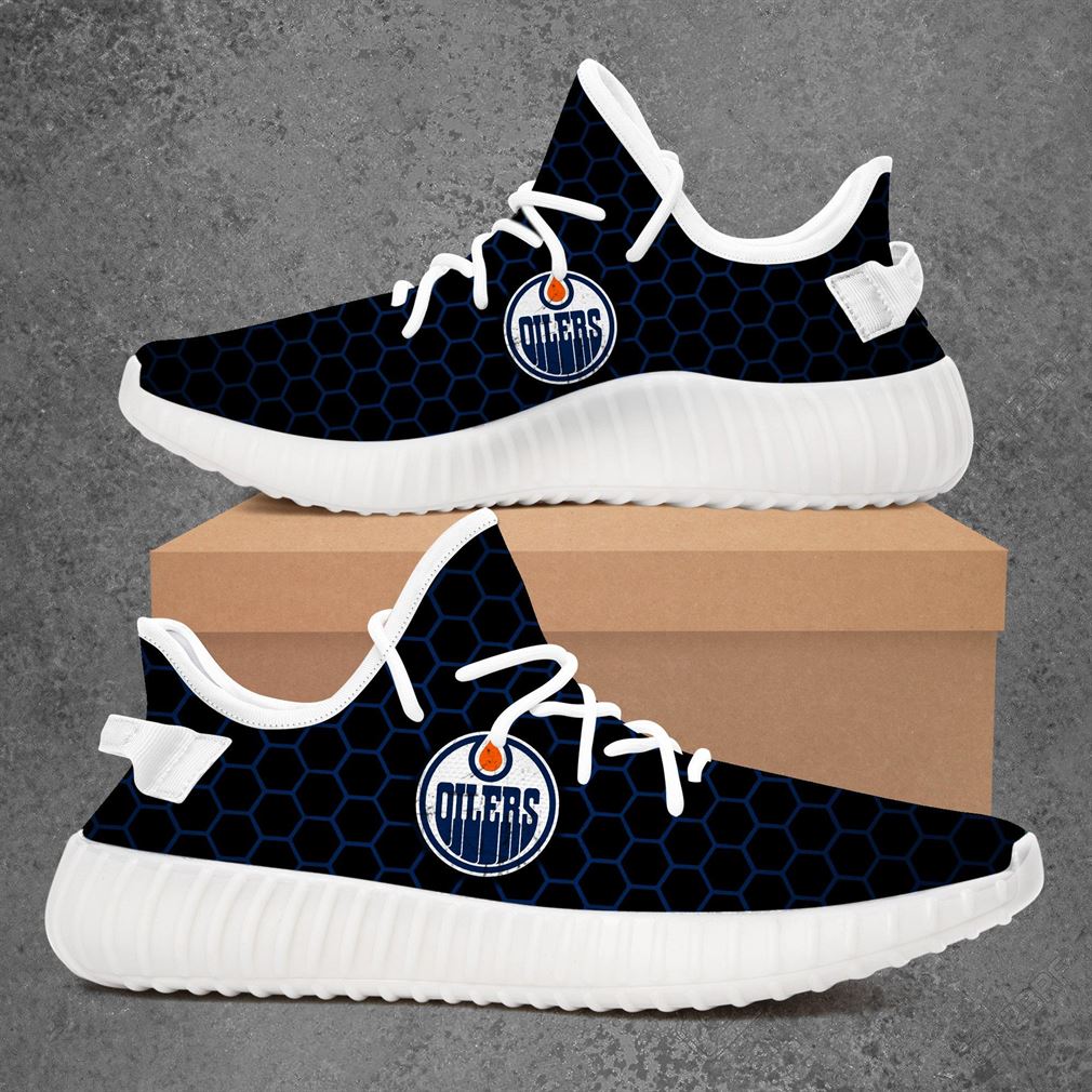 JWFancy Edmonton Oilers Yeezy Boost Shoes For Men And Women